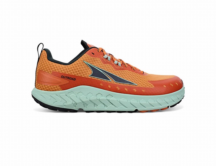 Altra Outroad Trail löparskor Herr Gröna Orange | HTF-245698