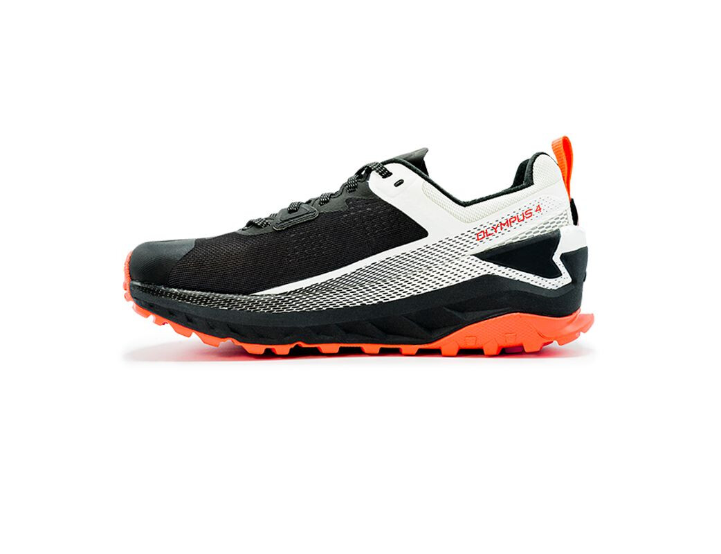 Altra Olympus 4 Trail löparskor Dam Svarta Vita Orange | HKT-801295