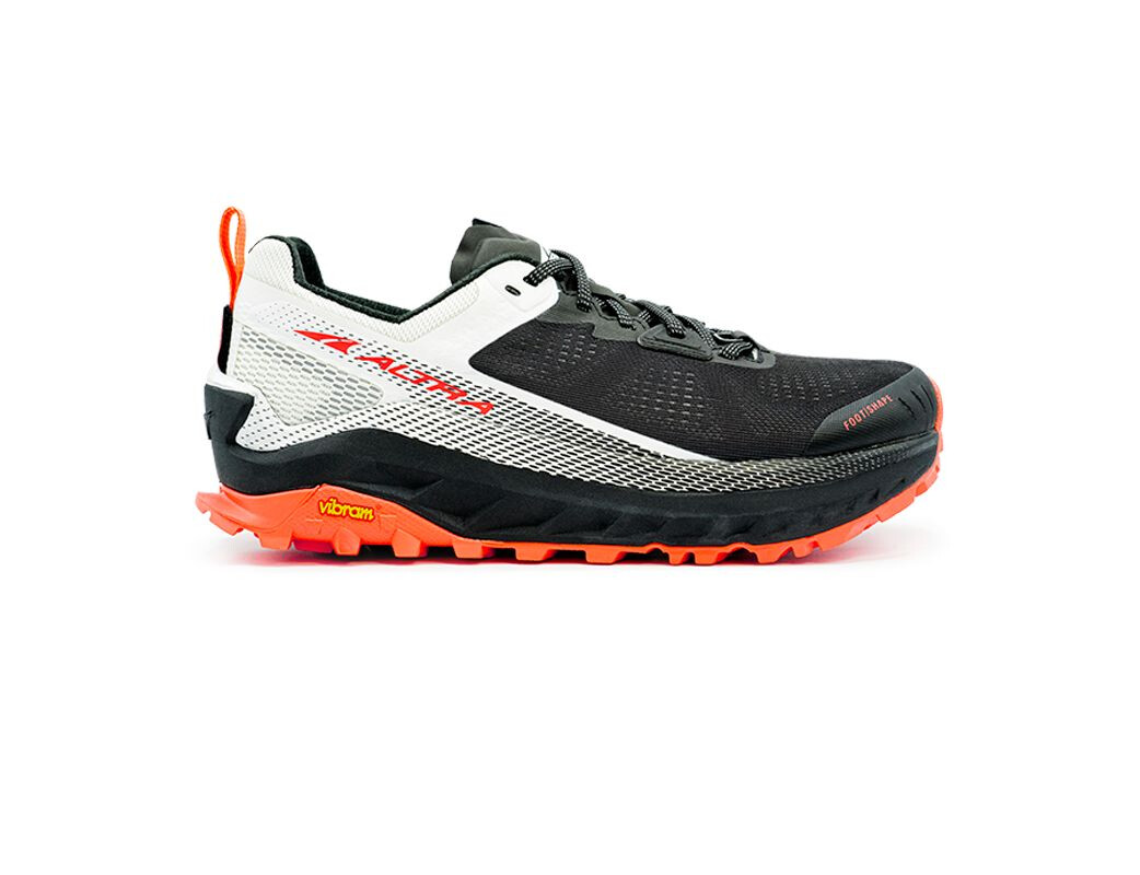 Altra Olympus 4 Trail löparskor Dam Svarta Vita Orange | HKT-801295