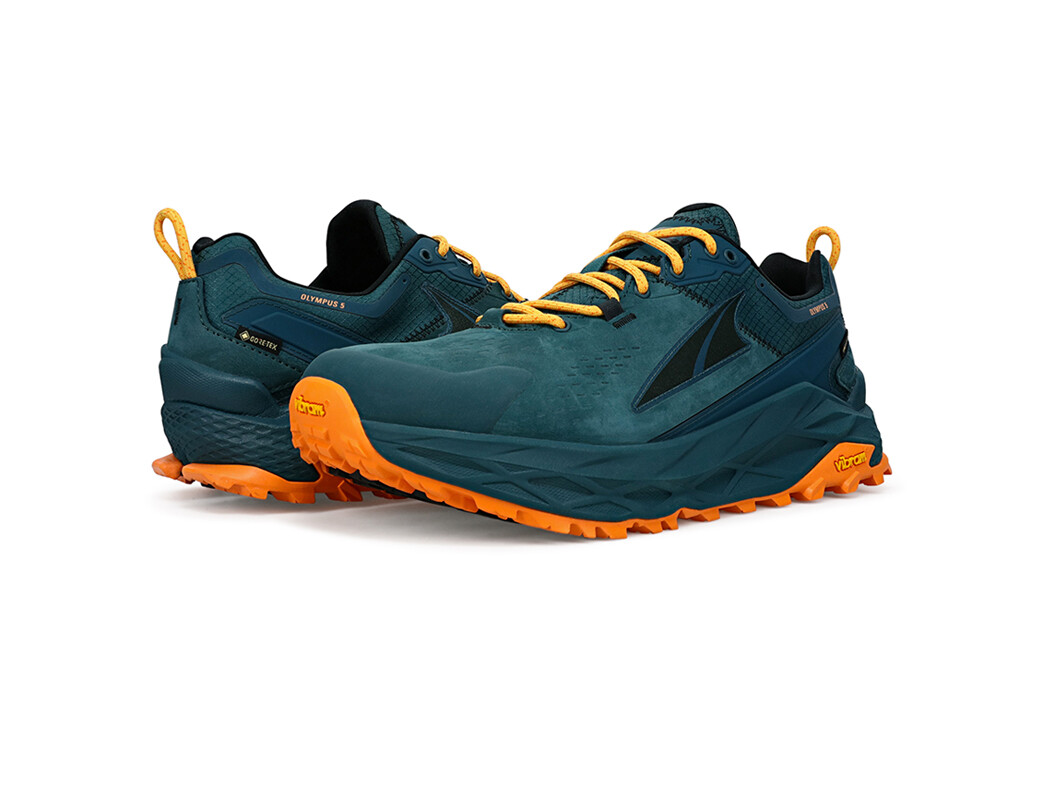 Altra Olympus 5 Low GTX Vandringsskor Herr Mörkturkos Orange | HOU-416709