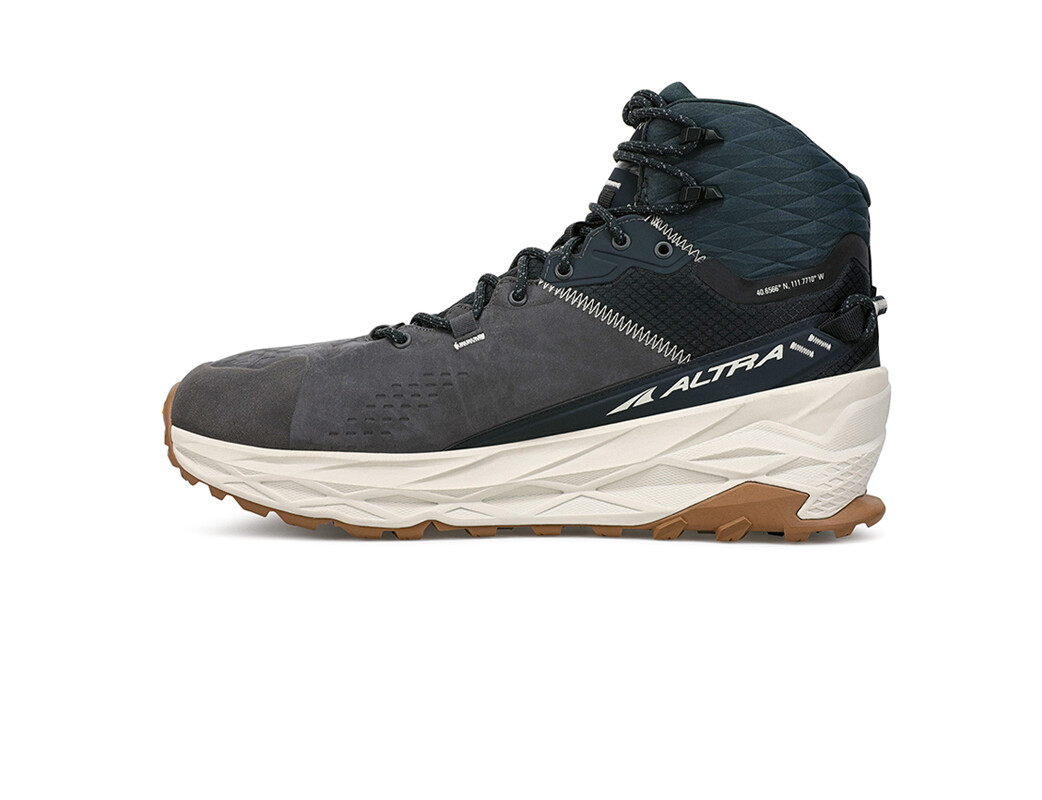 Altra Olympus 5 Mid GTX Vandringsskor Herr Svarta Grå | ZSA-451706