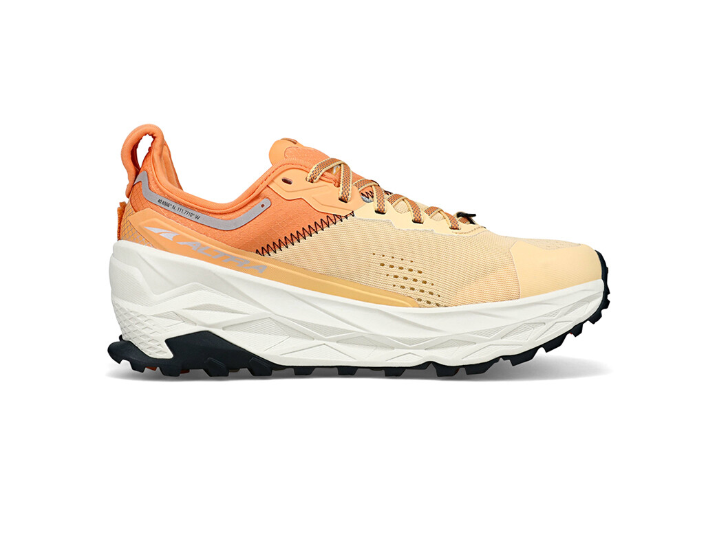 Altra Olympus 5 Trail löparskor Dam Orange Vita | OSM-820913