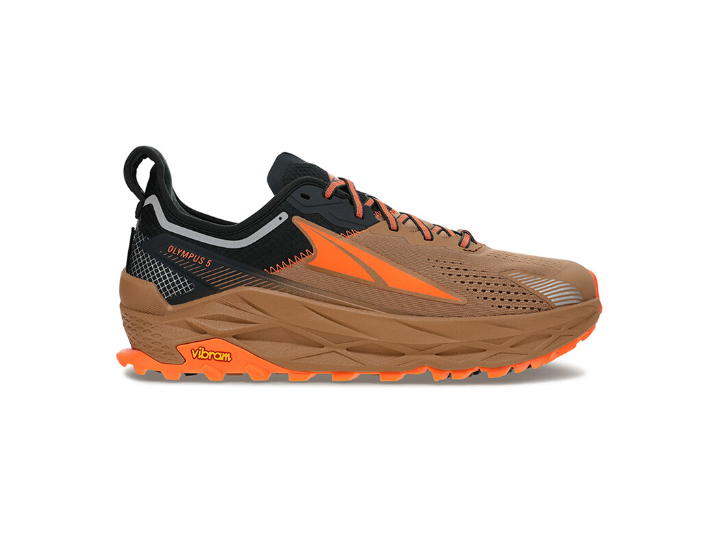 Altra Olympus 5 Trail löparskor Herr Bruna Svarta | YHV-691587