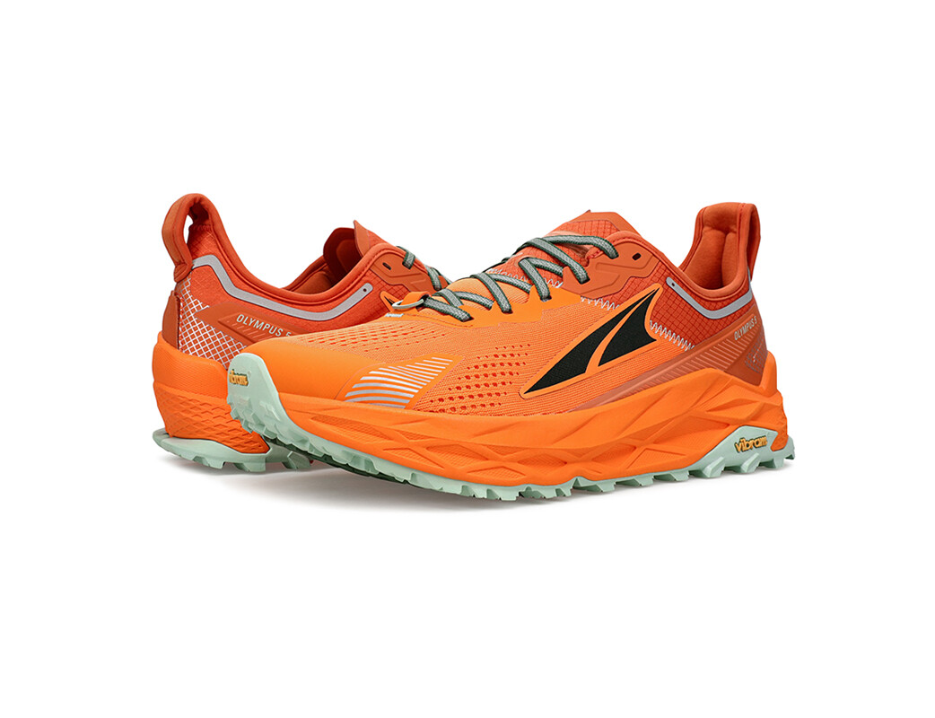 Altra Olympus 5 Trail löparskor Herr Orange | XIK-143628