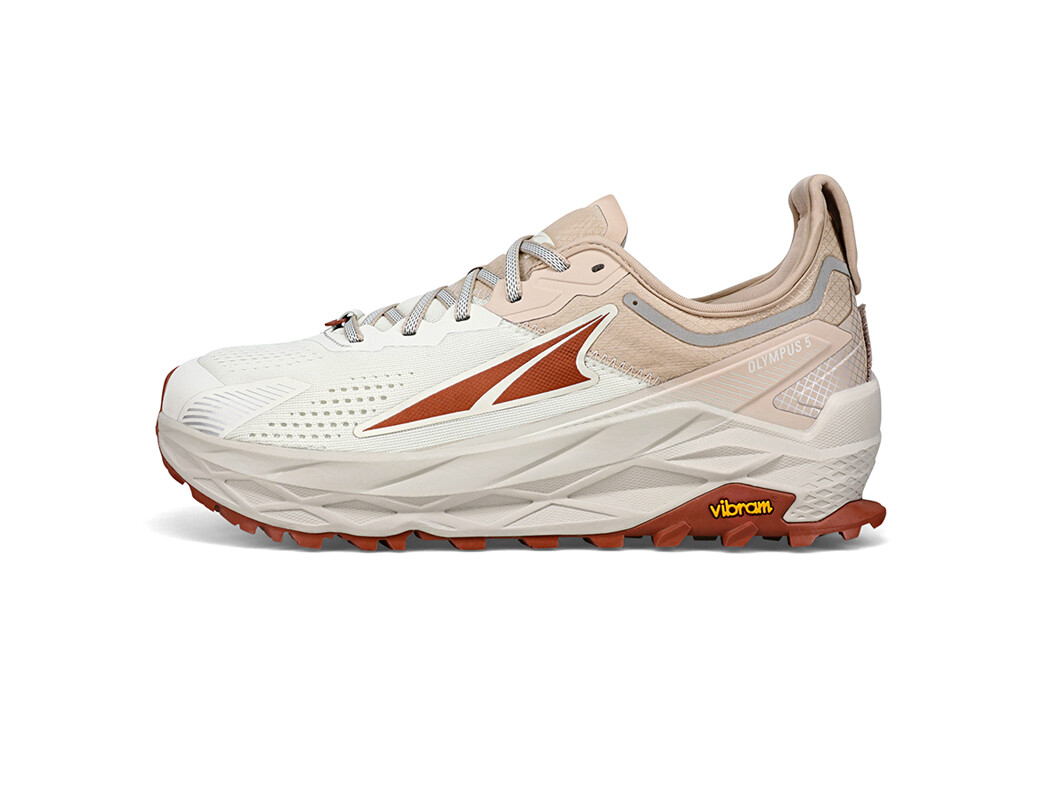 Altra Olympus 5 Trail löparskor Herr Vita Bruna | CJW-702416