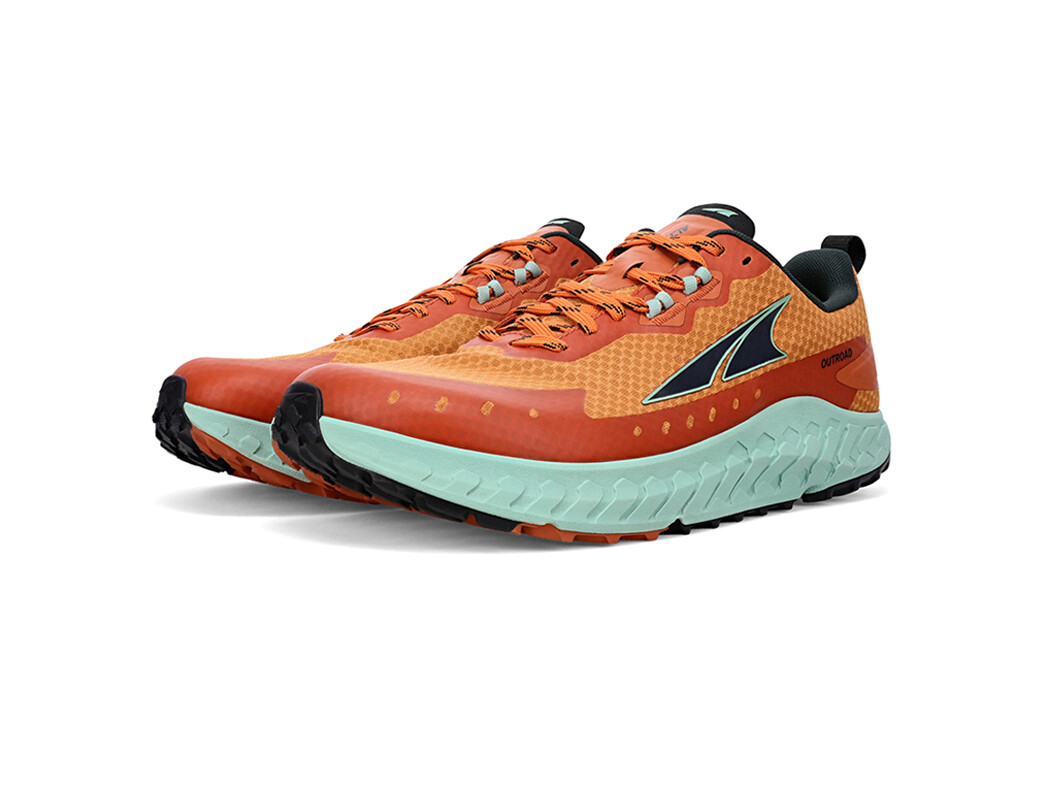 Altra Outroad Trail löparskor Herr Gröna Orange | HTF-245698